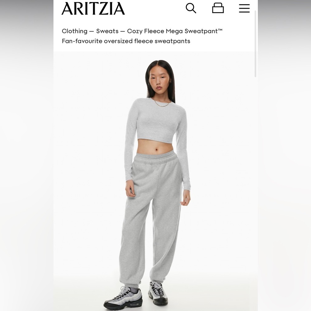 Tna Cozy Fleece Mega Sweatpant™ (Original TNA logo)